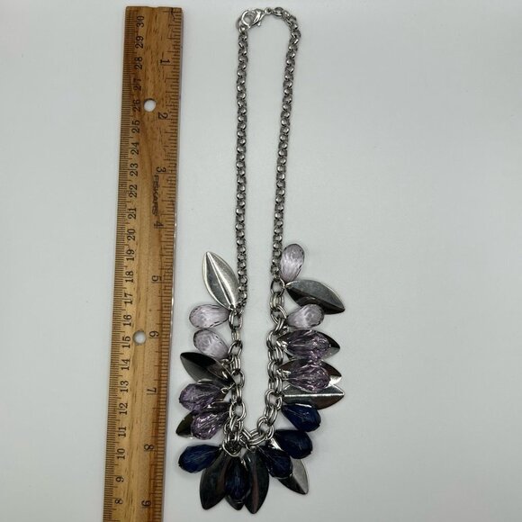 Faux Crystal Purple and Blue Chocker - Picture 3 of 4